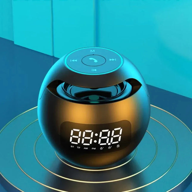 Despertador bola con altavoz y luces