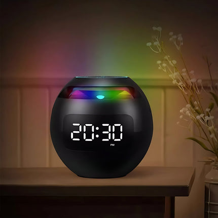 Despertador bola con altavoz y luces