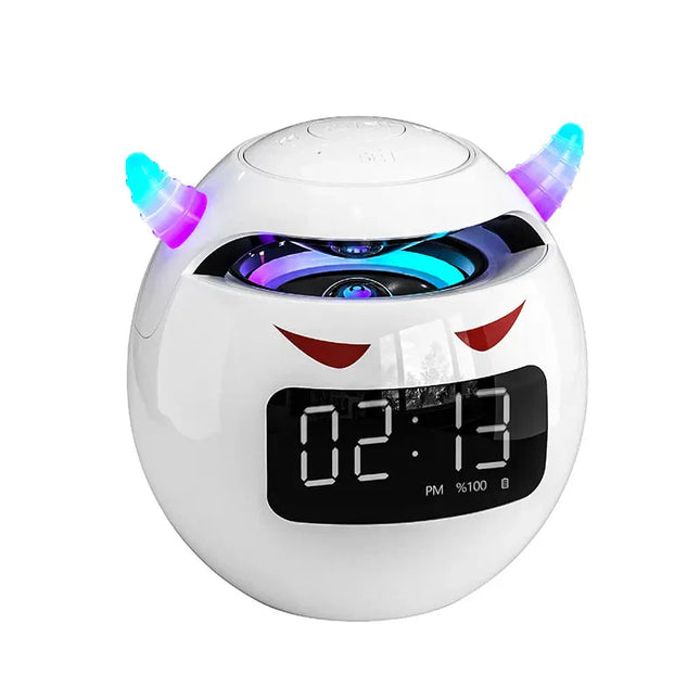 Despertador altavoz Bluetooth con luces LED