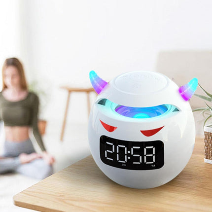 Despertador altavoz Bluetooth con luces LED