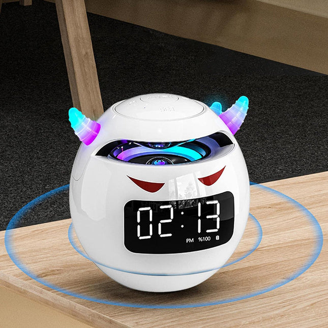 Despertador altavoz Bluetooth con luces LED