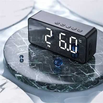 Radio despertador Bluetooth recargable USB