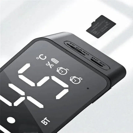 Radio despertador Bluetooth recargable USB