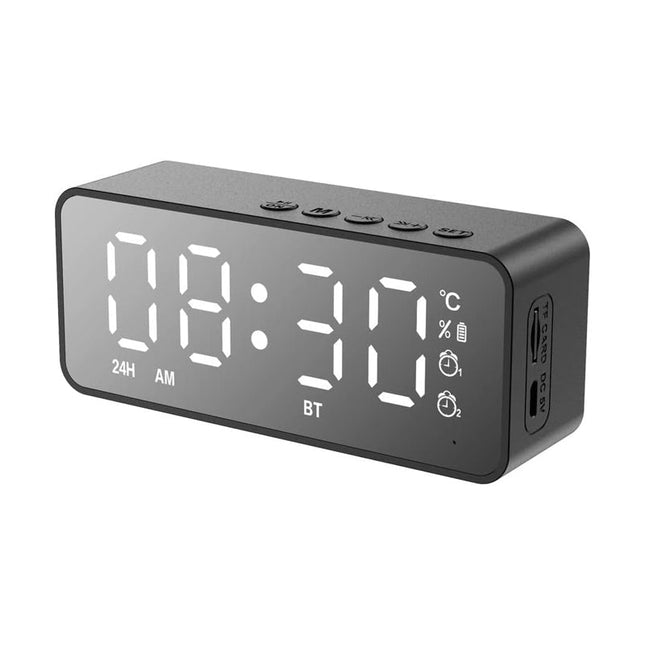 Radio despertador Bluetooth recargable USB