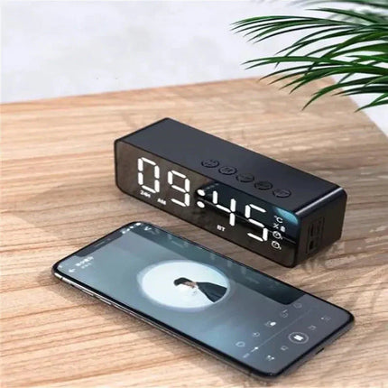 Radio despertador Bluetooth recargable USB