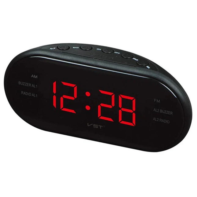 Radio despertador digital sencillo para habitación