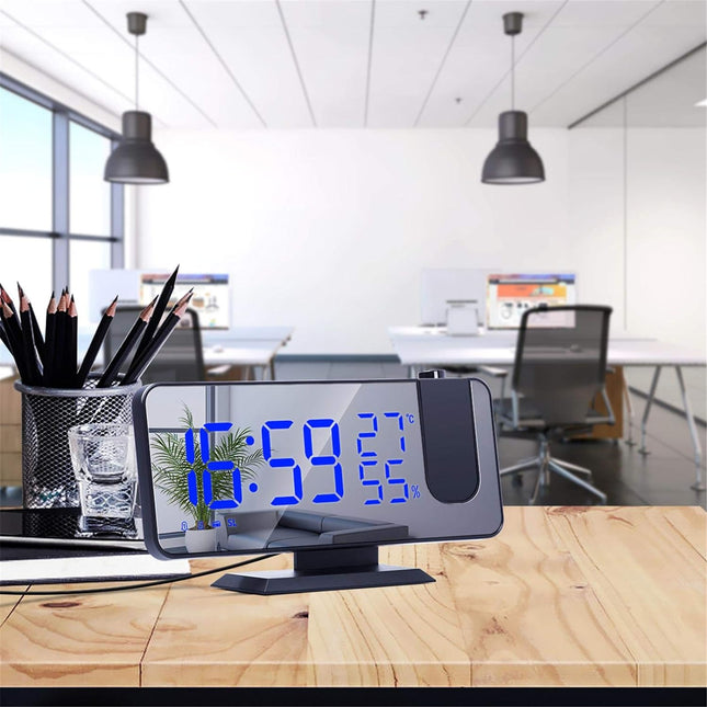 Despertador proyector de hora diseño moderno