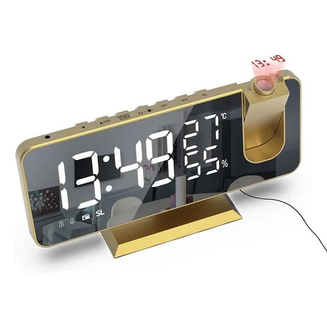 Despertador con proyector de hora original