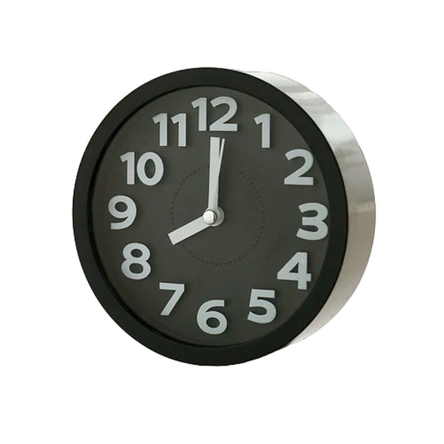 Despertador analógico redondo a pilas