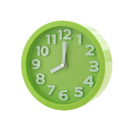 Despertador analógico redondo a pilas