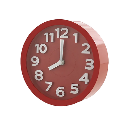 Despertador analógico redondo a pilas