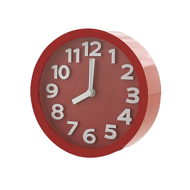 Despertador analógico redondo a pilas