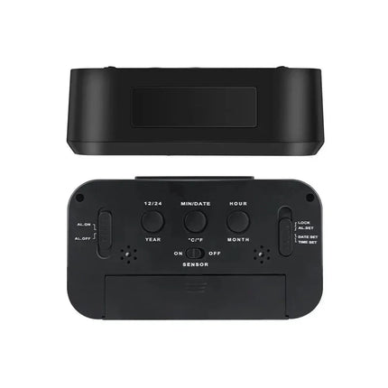 Despertador digital a pilas con luz