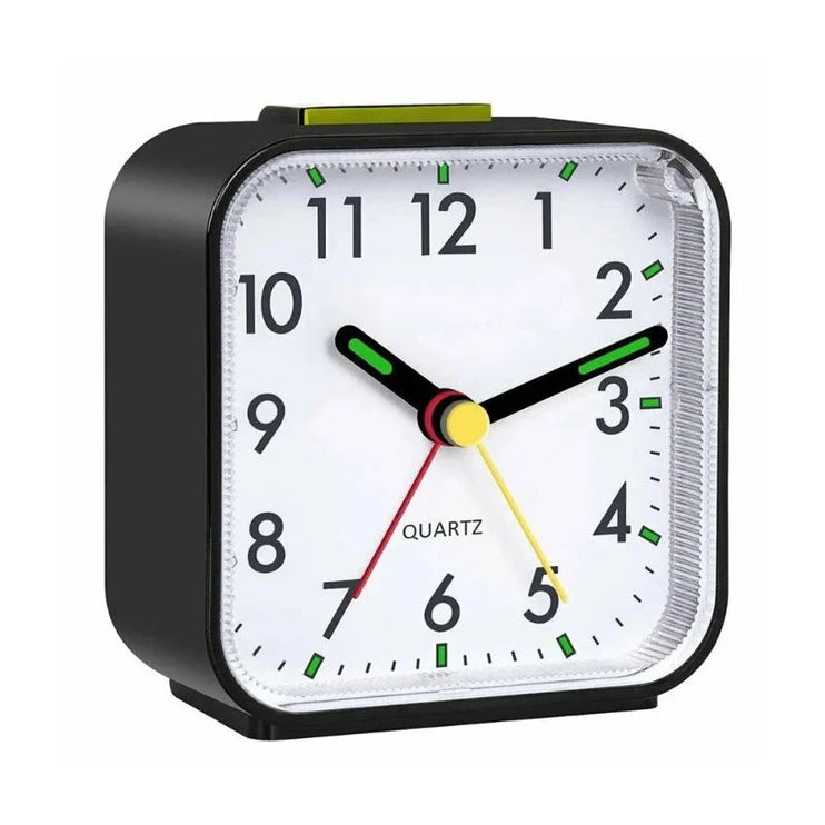 Reloj despertador silencioso a pilas