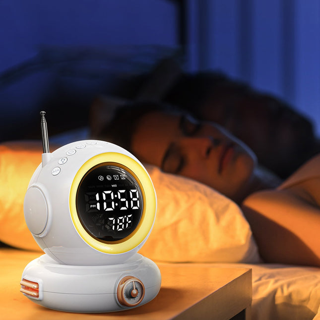Despertador con luz de amanecer juvenil