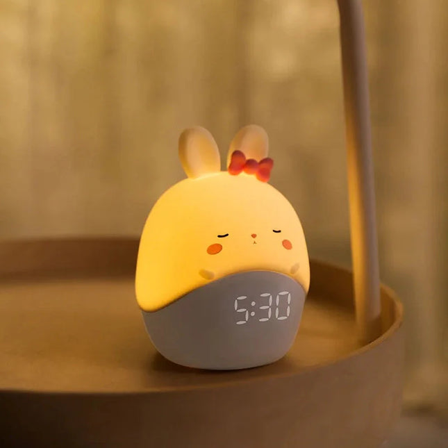 Despertador juvenil con diseño de conejo