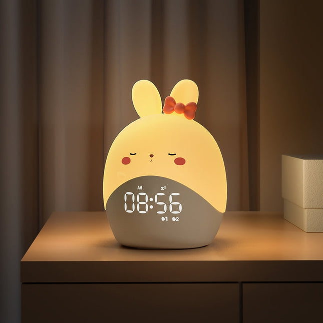 Despertador juvenil con diseño de conejo