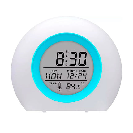 Despertador digital moderno para adolescente