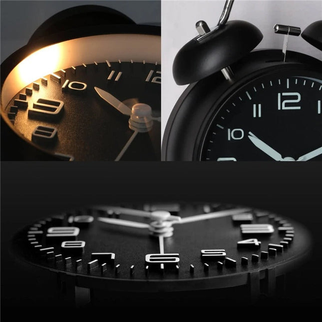 Despertador analógico clásico doble campana