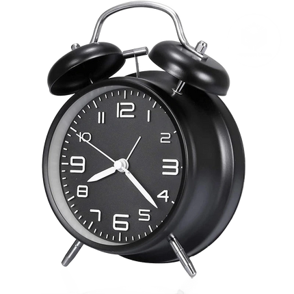 Despertador analógico clásico doble campana