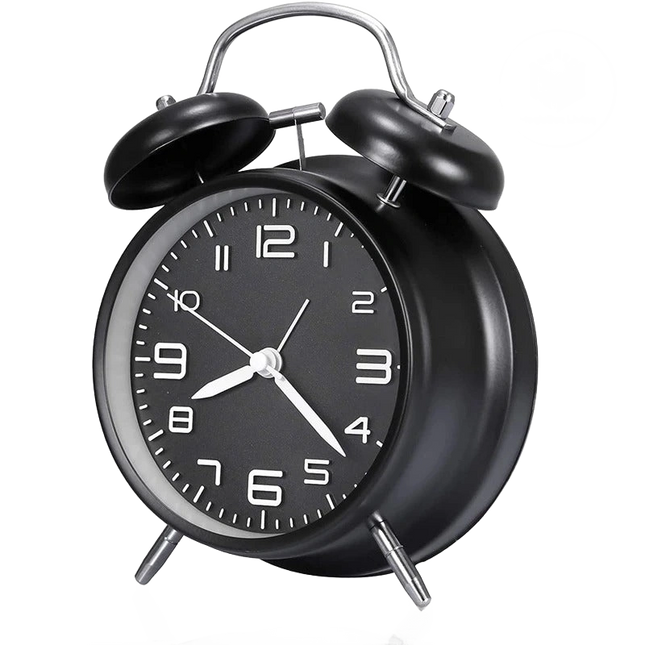 Despertador analógico clásico doble campana