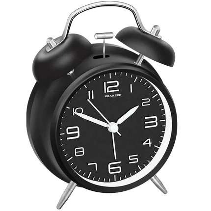 Despertador analógico clásico doble campana