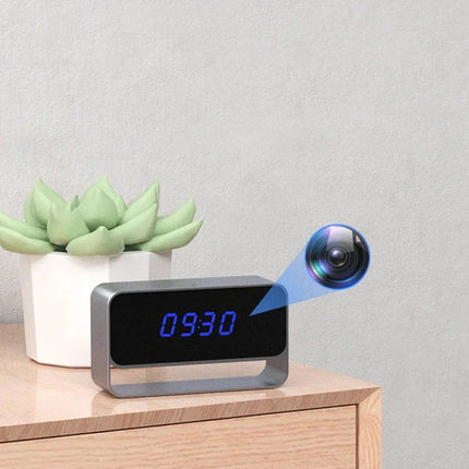 Despertador con cámara espía visión nocturna