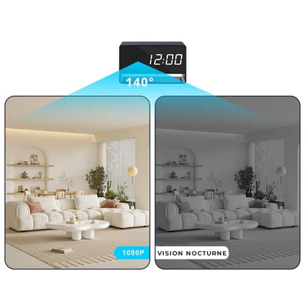 Despertador con cámara espía Full HD