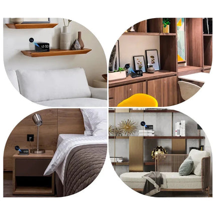 Despertador con cámara espía Full HD