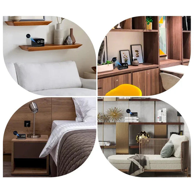 Despertador con cámara espía Full HD