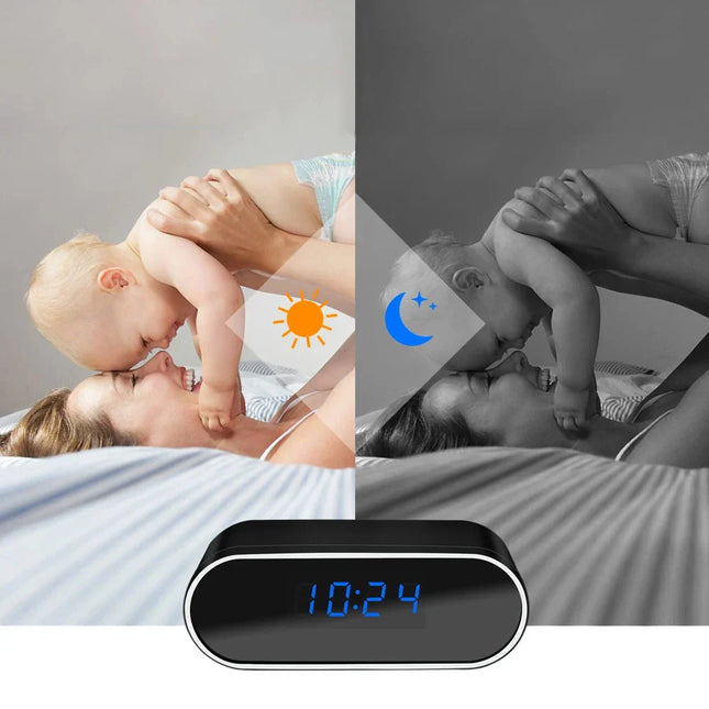 Reloj despertador con cámara espía HD