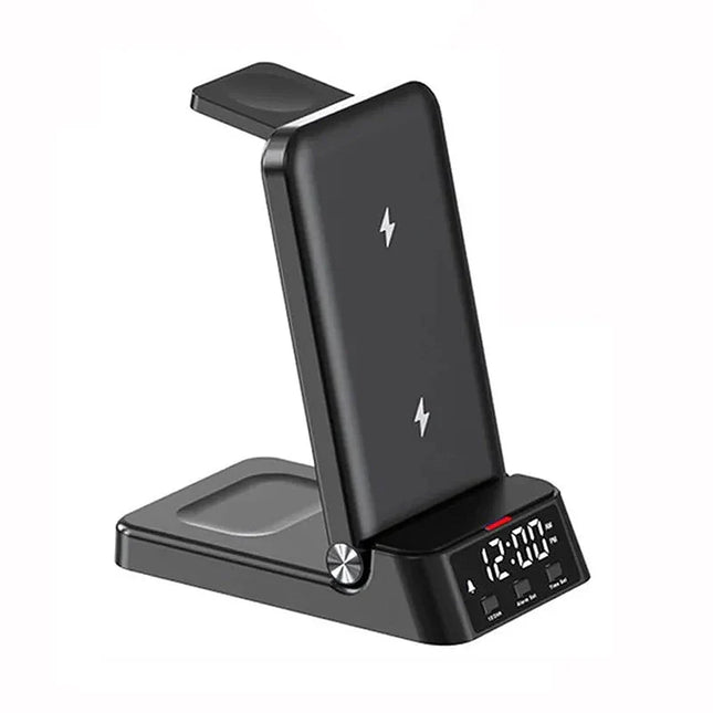 Estación de carga inalámbrica con reloj