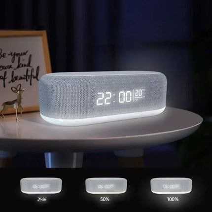 Altavoz despertador con carga inalámbrica