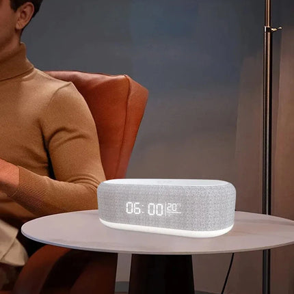 Altavoz despertador con carga inalámbrica