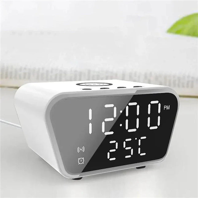 Despertador con cargador de inducción Qi