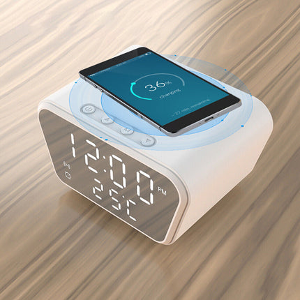 Despertador con cargador de inducción Qi