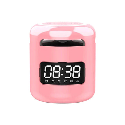 Despertador de diseño con altavoz Bluetooth