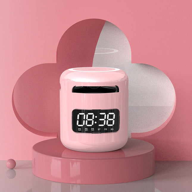 Despertador de diseño con altavoz Bluetooth