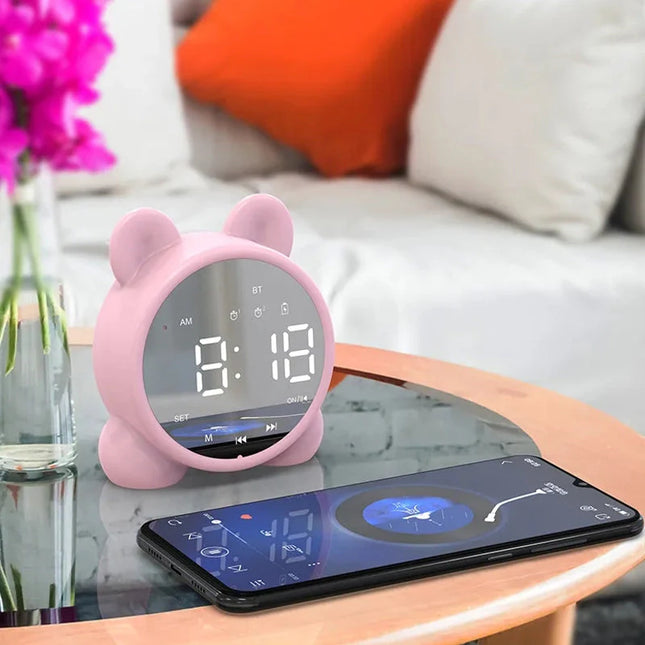 Despertador digital infantil con orejas