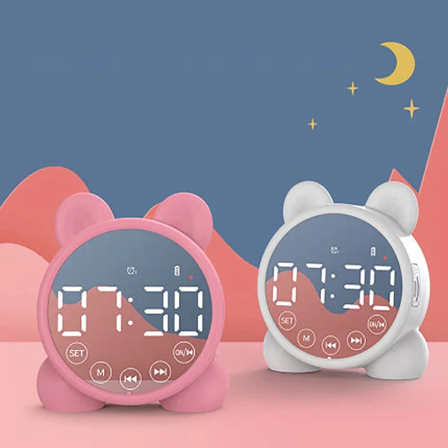 Despertador digital infantil con orejas
