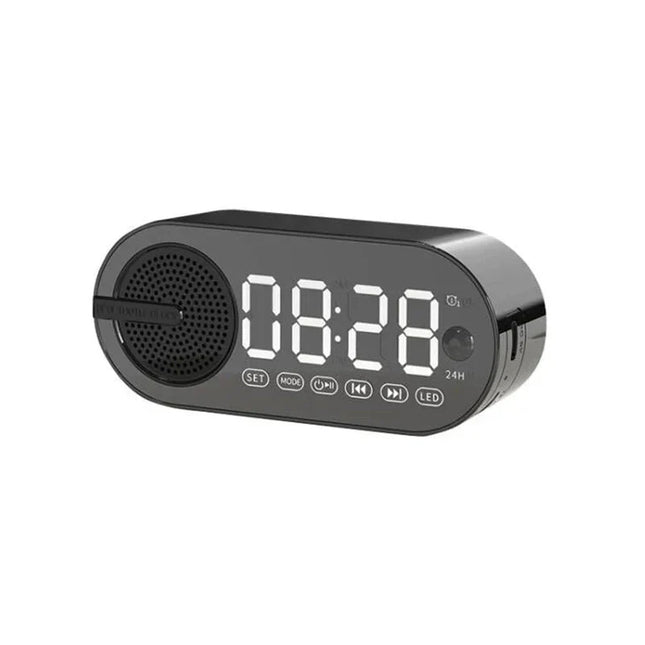 Radio despertador digital con altavoz Bluetooth