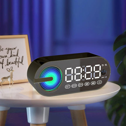 Radio despertador digital con altavoz Bluetooth