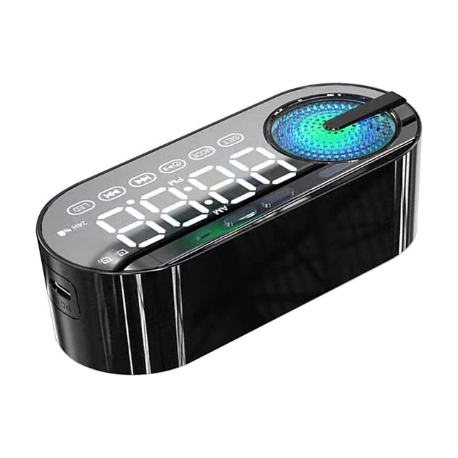 Radio despertador digital con altavoz Bluetooth