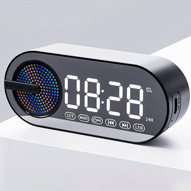 Radio despertador digital con altavoz Bluetooth
