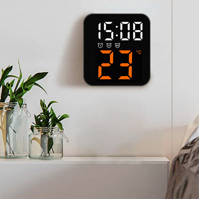 Despertador de viaje con pantalla LED