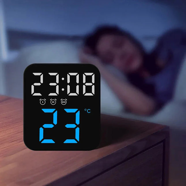 Despertador de viaje digital moderno