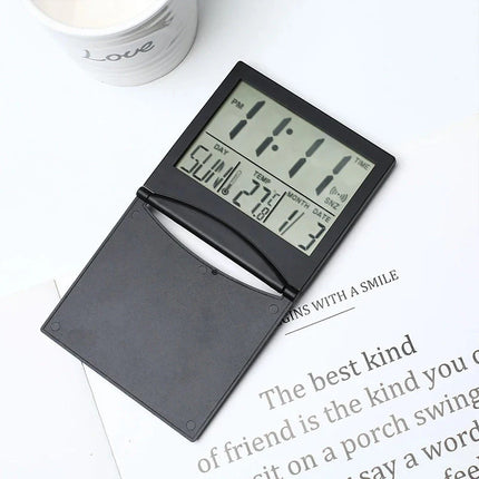 Despertador de viaje plegable compacto