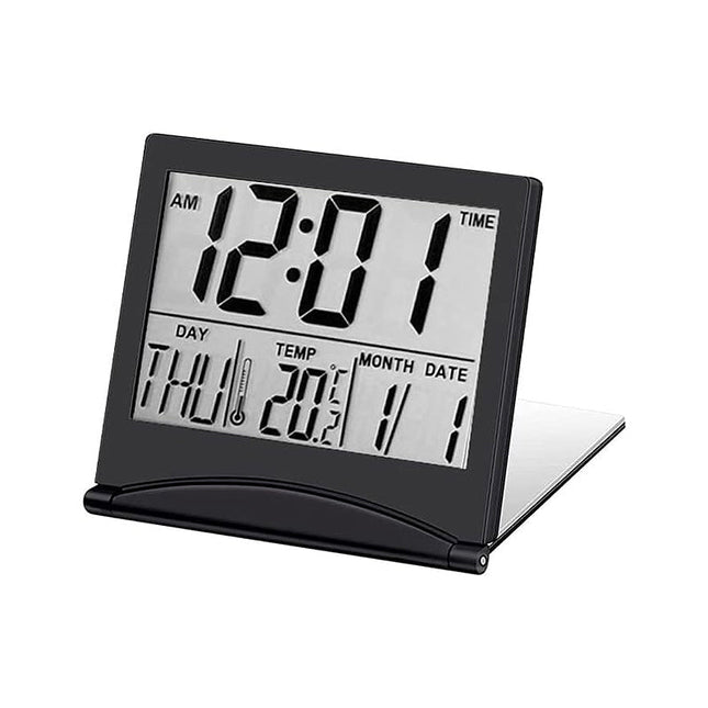 Despertador de viaje plegable compacto