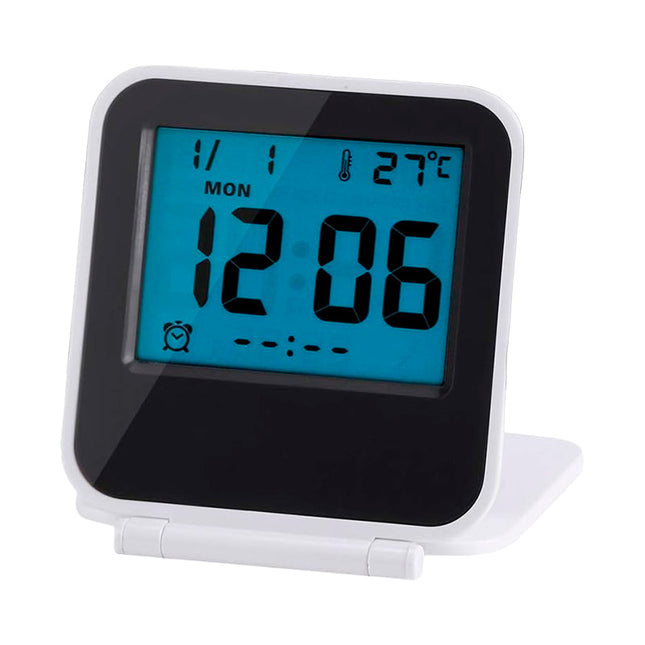 Despertador digital de viaje plegable