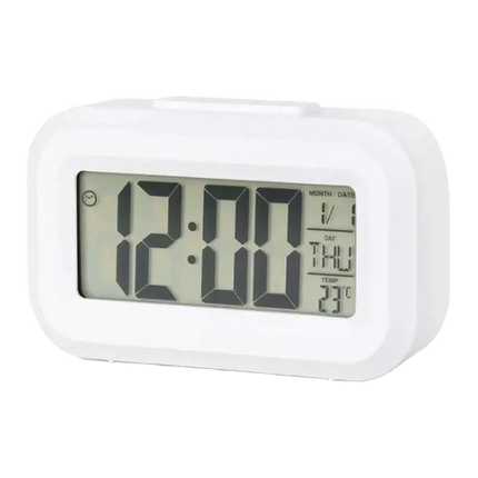 Mini despertador digital con luz nocturna